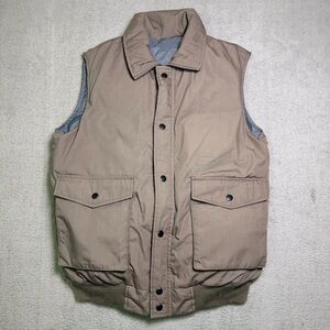 Vintage Outdoor Exchange Reversible Puffer Vest Men’s Medium Down Fill Full Zip